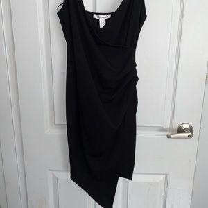 Black mini dress